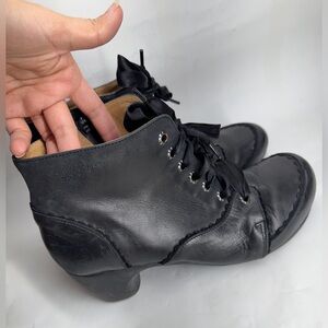 Portofino Black leather Boots Euro Size 41 fit like 9.5-10 US